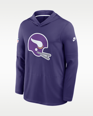 Minnesota Vikings Alt Men's Nike Dri-FIT NFL Long-Sleeve Hooded